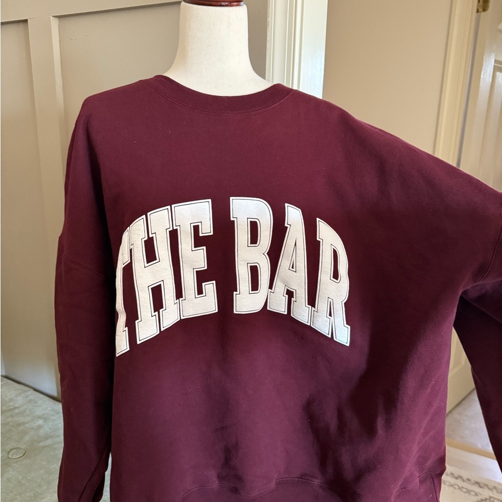 Maroon The Bar Sweatshirt